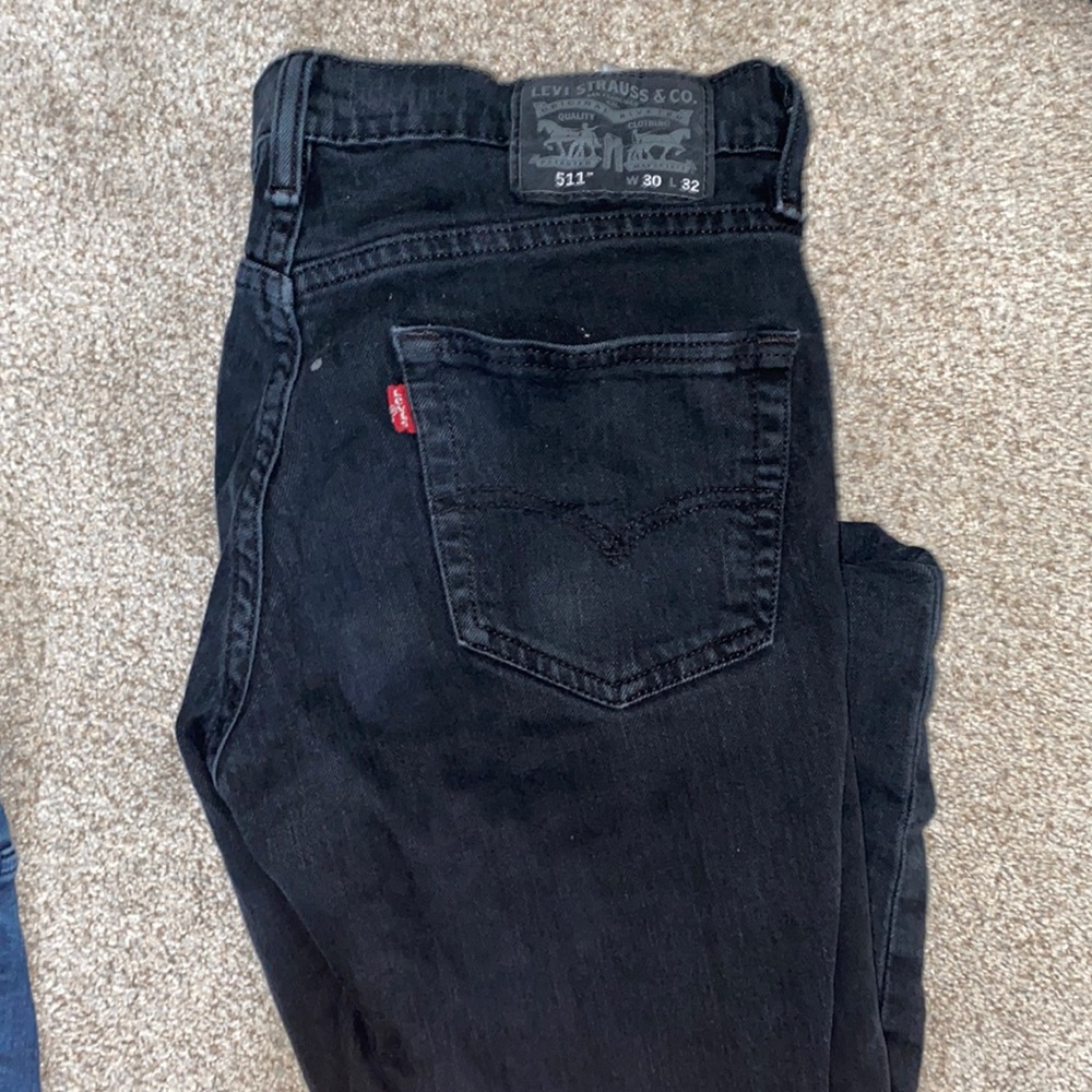 511 levi’s strauss & co black jeans